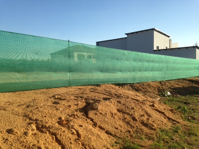 Builders Shade Cloth Fencing