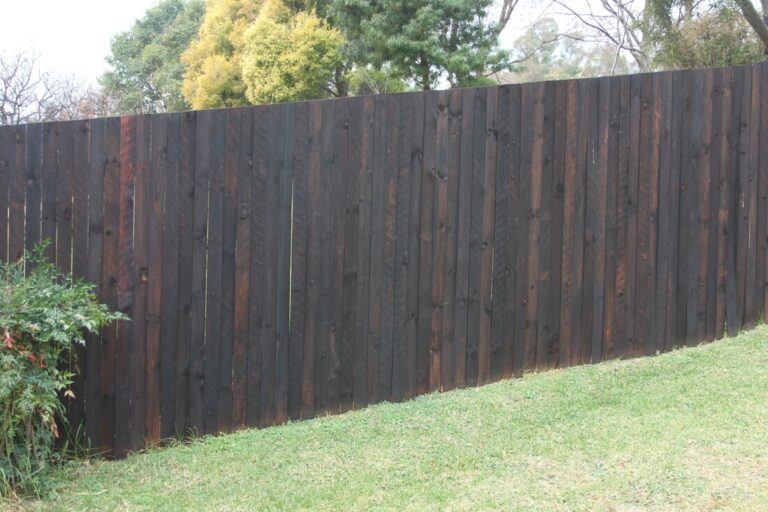 Vertical Wooden Fencing
